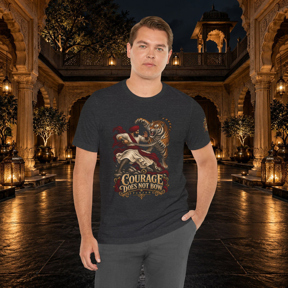 Nidar Viking Tiger Graphic T-Shirt