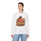 Phulkari-Inspired Floral Crewneck Sweatshirt | Punjabi Art