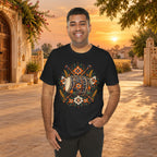 Boho Folk Drum Mandala T-Shirt