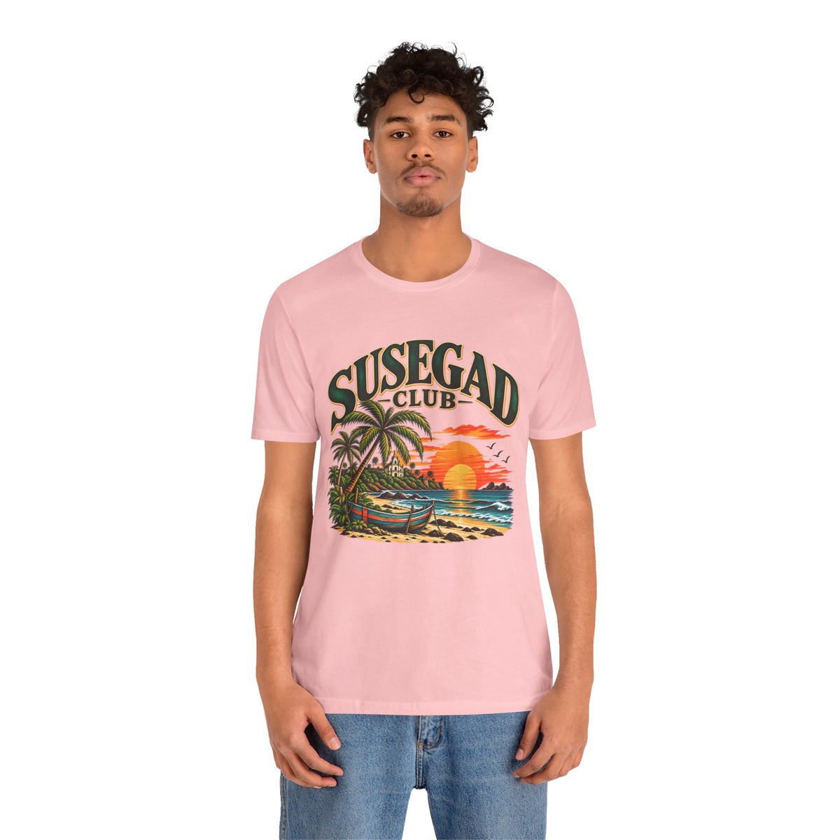 Susegad Club Sunset Beach Jersey T-Shirt