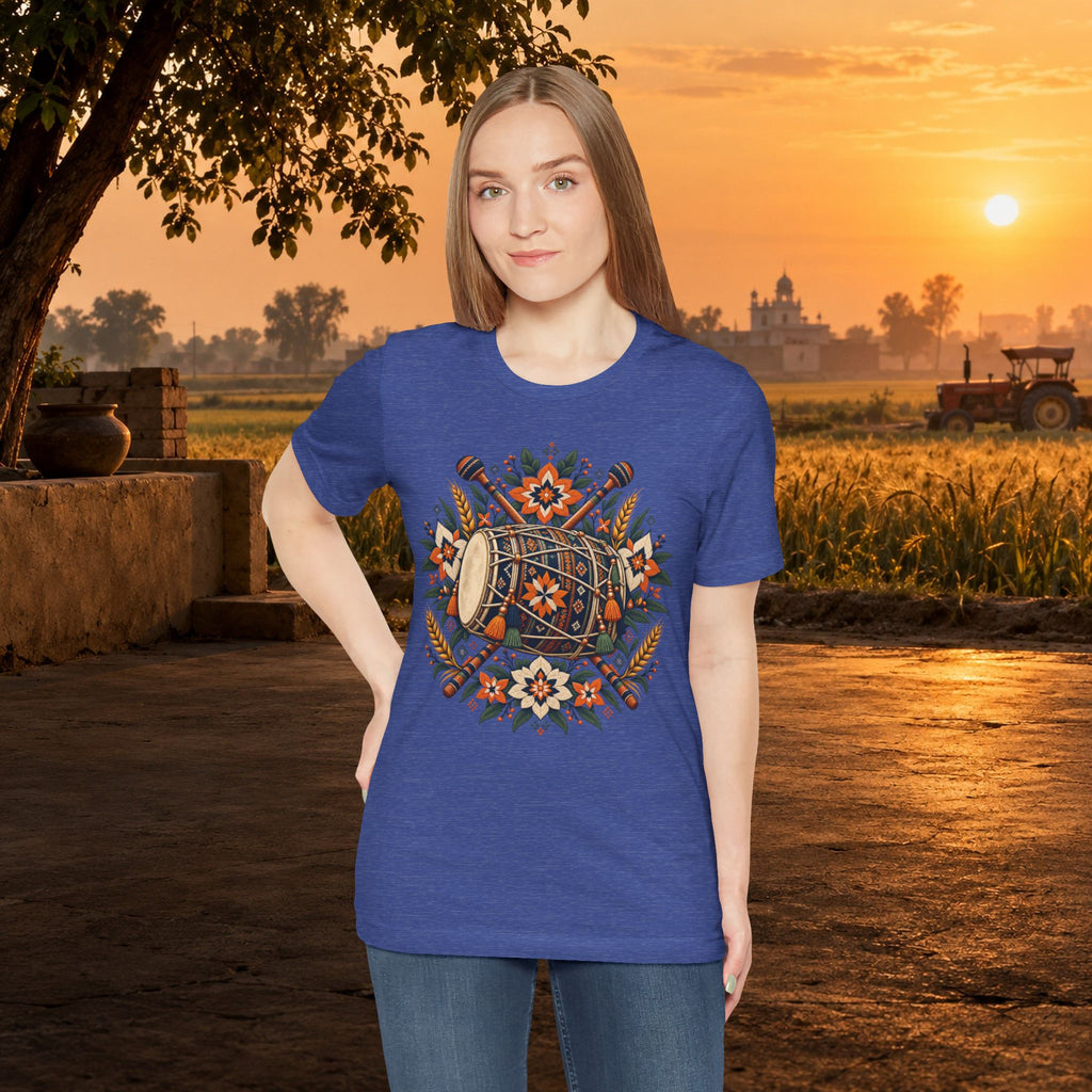 Boho Folk Drum Mandala T-Shirt