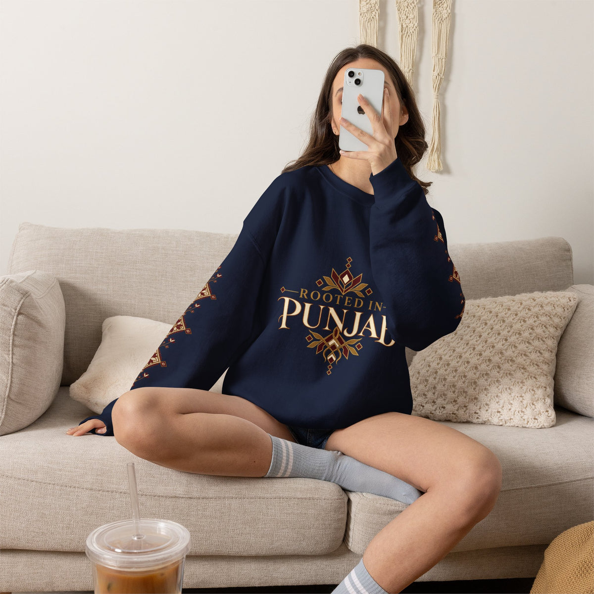 Rooted in Punjab Heritage Crewneck Sweatshirt