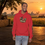 NIDAR Tiger and Bear Graphic Hoodie