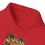 Susegad Squad Hoodie | Tropical Goan Sunset Graphic