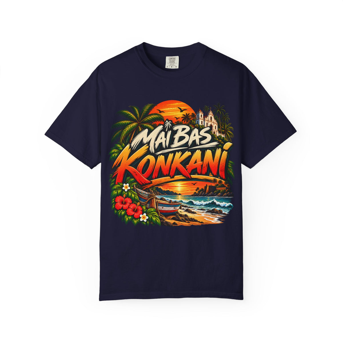 Mai Bas Konkani Sunset T-Shirt | Goan Heritage