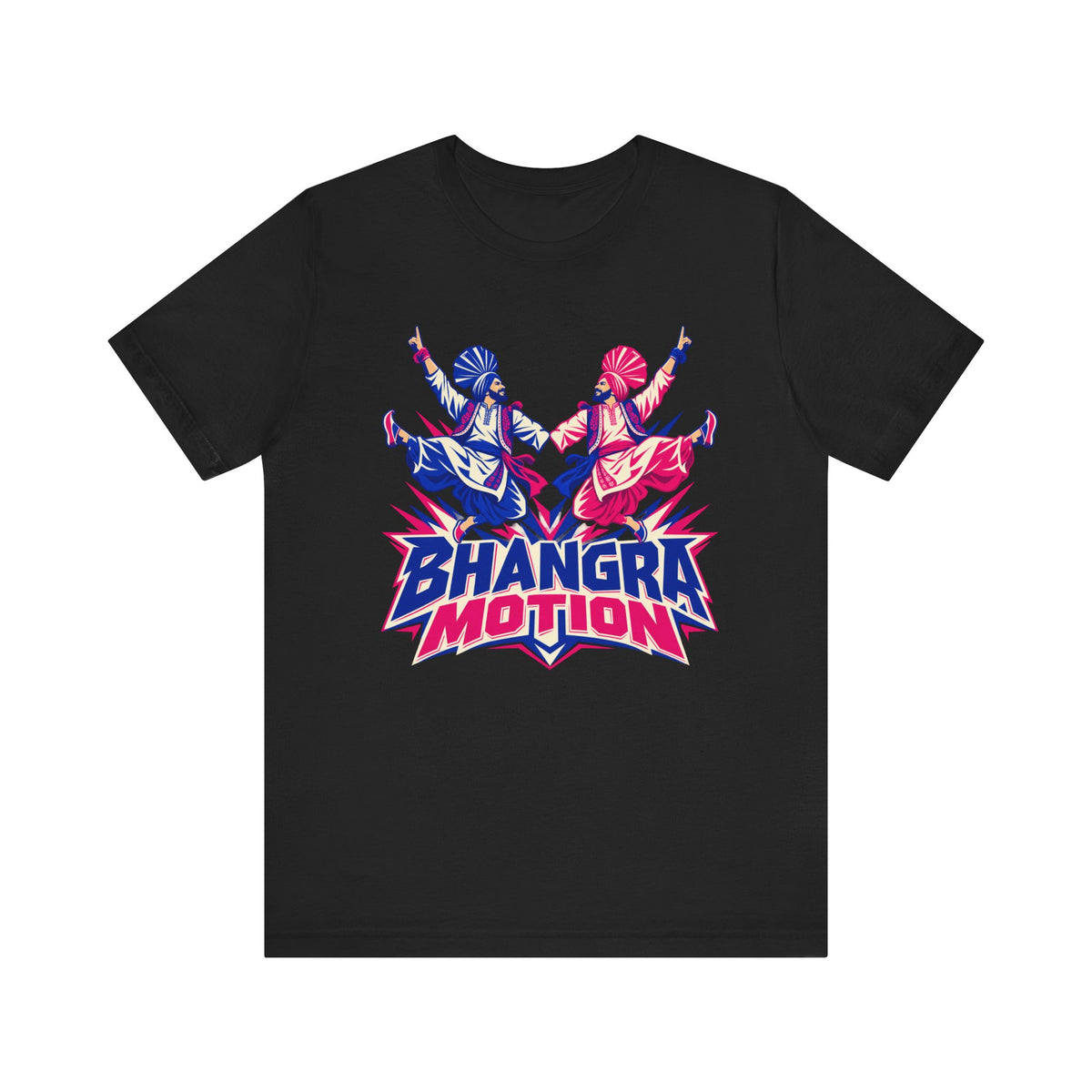 Bhangra Motion Punjabi Dance Graphic T-Shirt | Jersey Tee