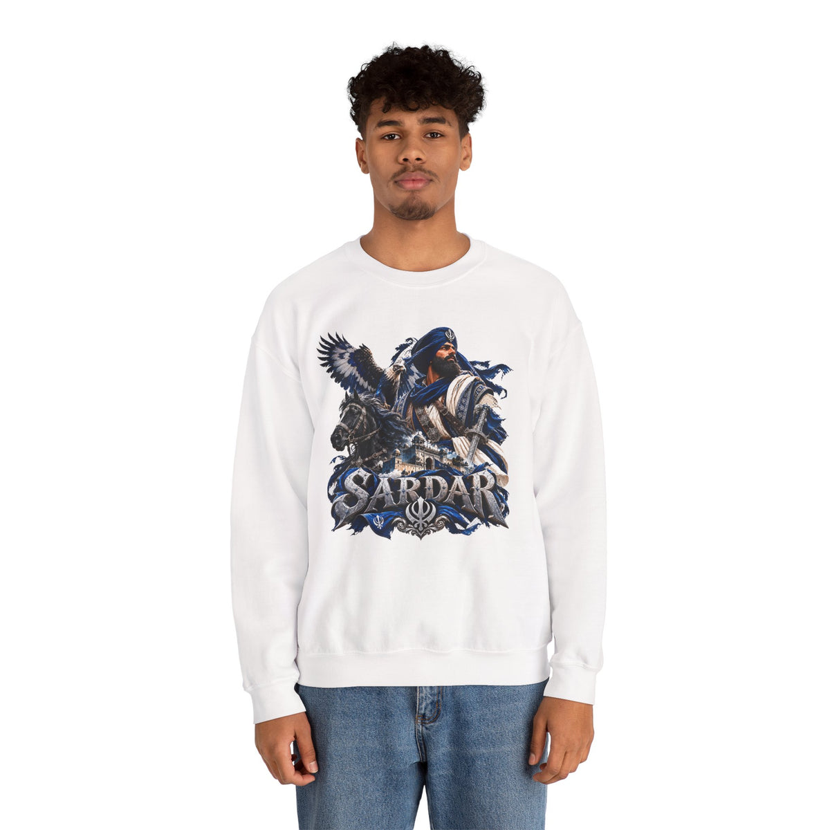 Sardar Graphic Crewneck Sweatshirt