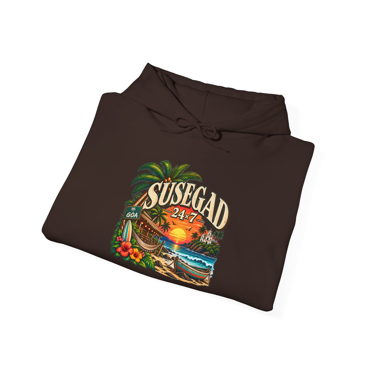 Susegad 24x7 Tropical Sunset Hoodie