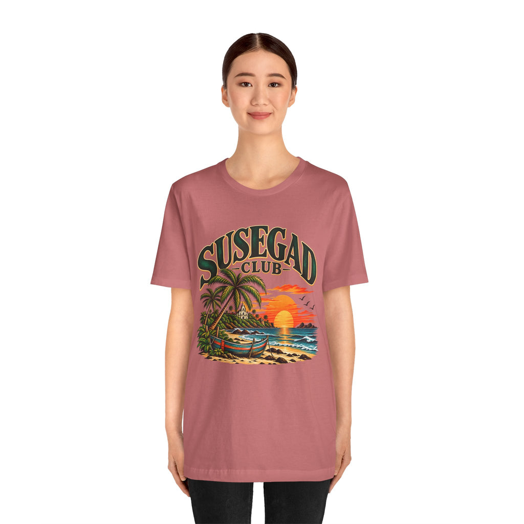 Susegad Club Sunset Beach Jersey T-Shirt