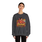 Phulkari-Inspired Floral Crewneck Sweatshirt | Punjabi Art