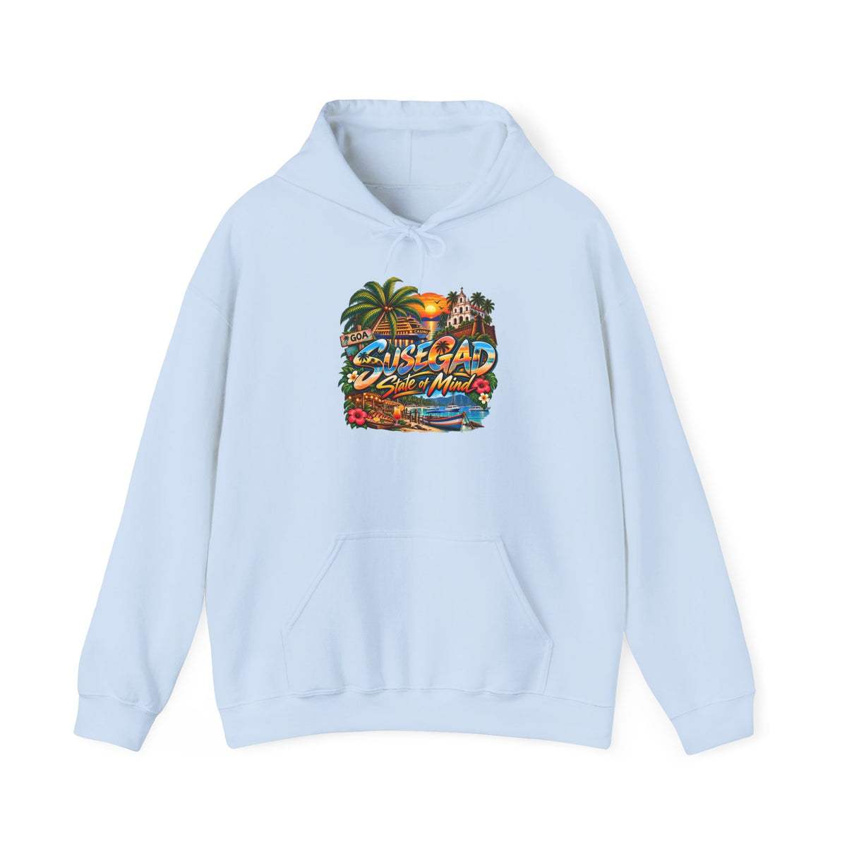 Cabo San Miguel “Salt of Mind” Hoodie | Tropical Beach Graphic