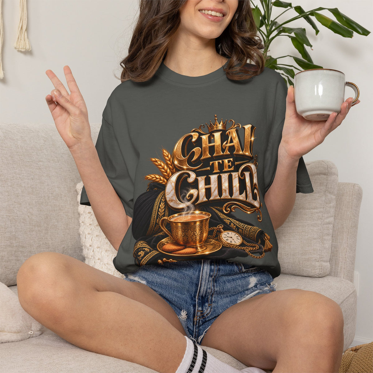 Chai Te Chai Vintage-Style Tea Lover T-Shirt