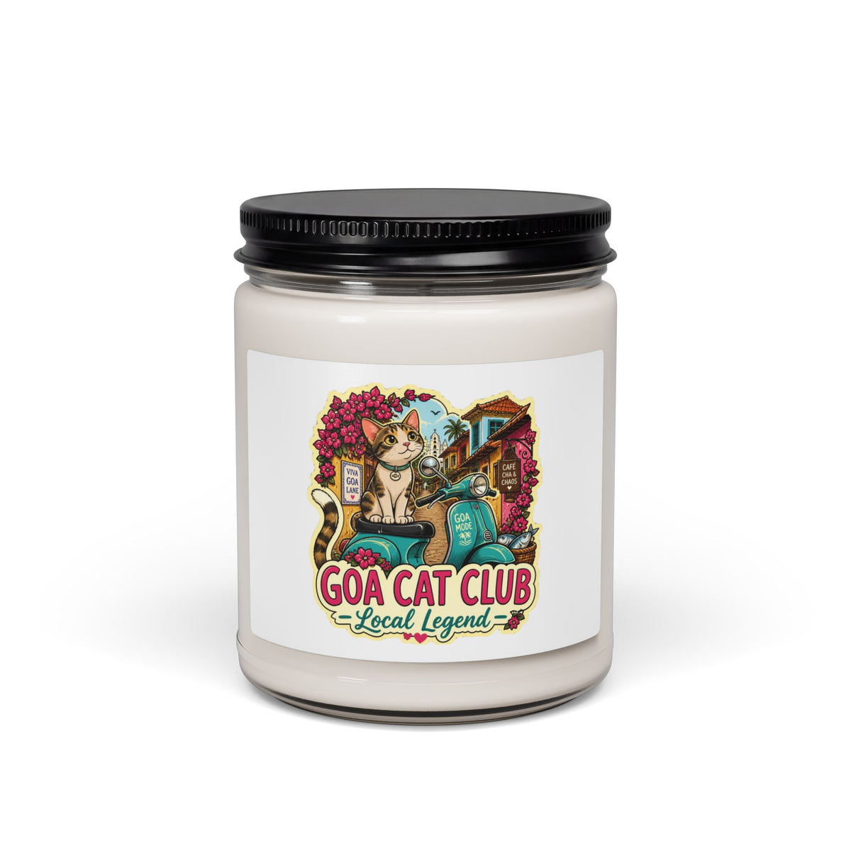 Additional view of A Mambo, Tokler Marlo Bamboo! Goan Heritage 9oz Scented Soy Candle (2)