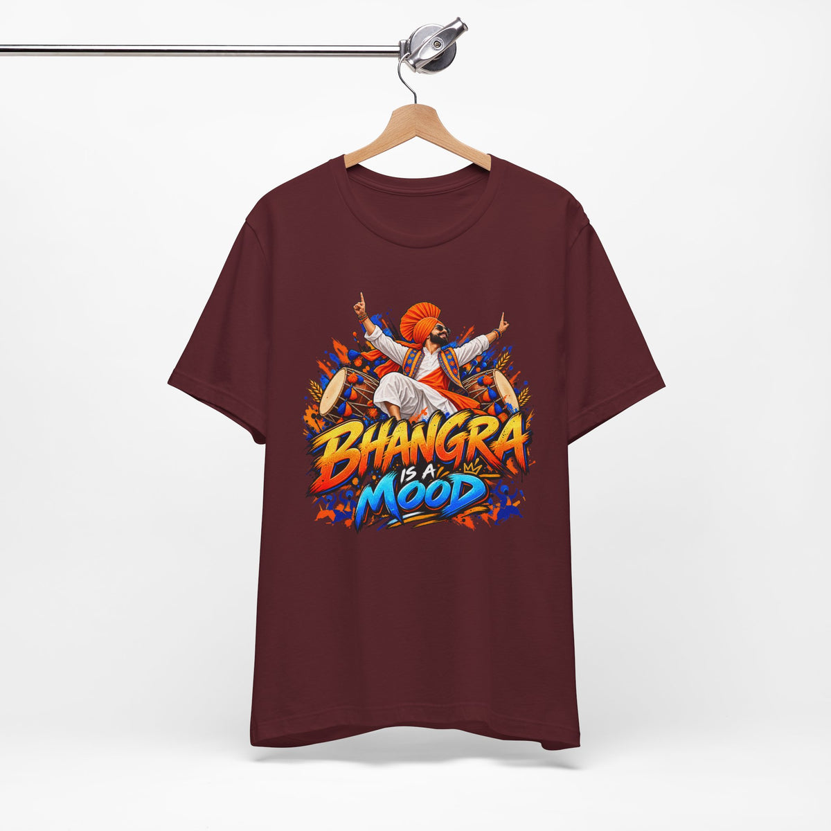 Bhangra Is a Mood Graphic T-Shirt | Punjabi Dance Tee