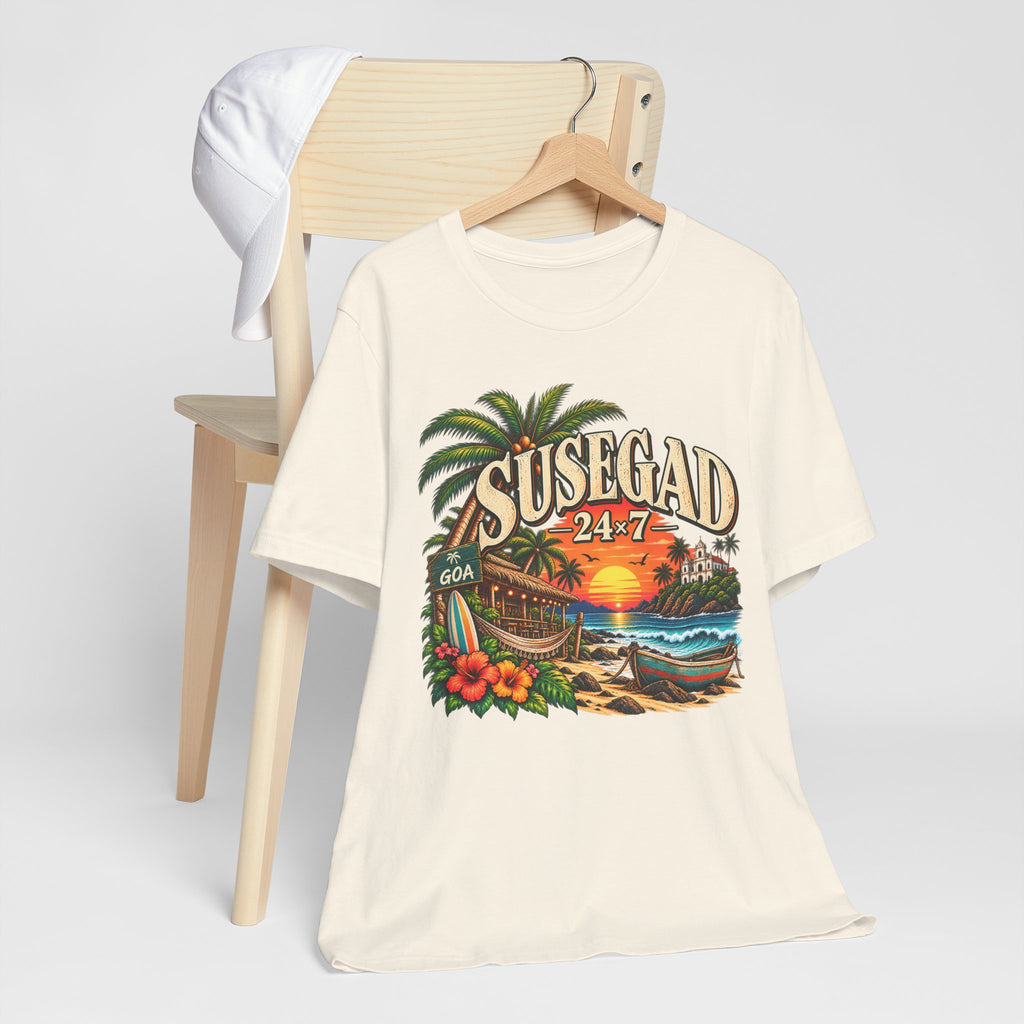 Susegad 24x7 Goa Sunset Jersey T-Shirt
