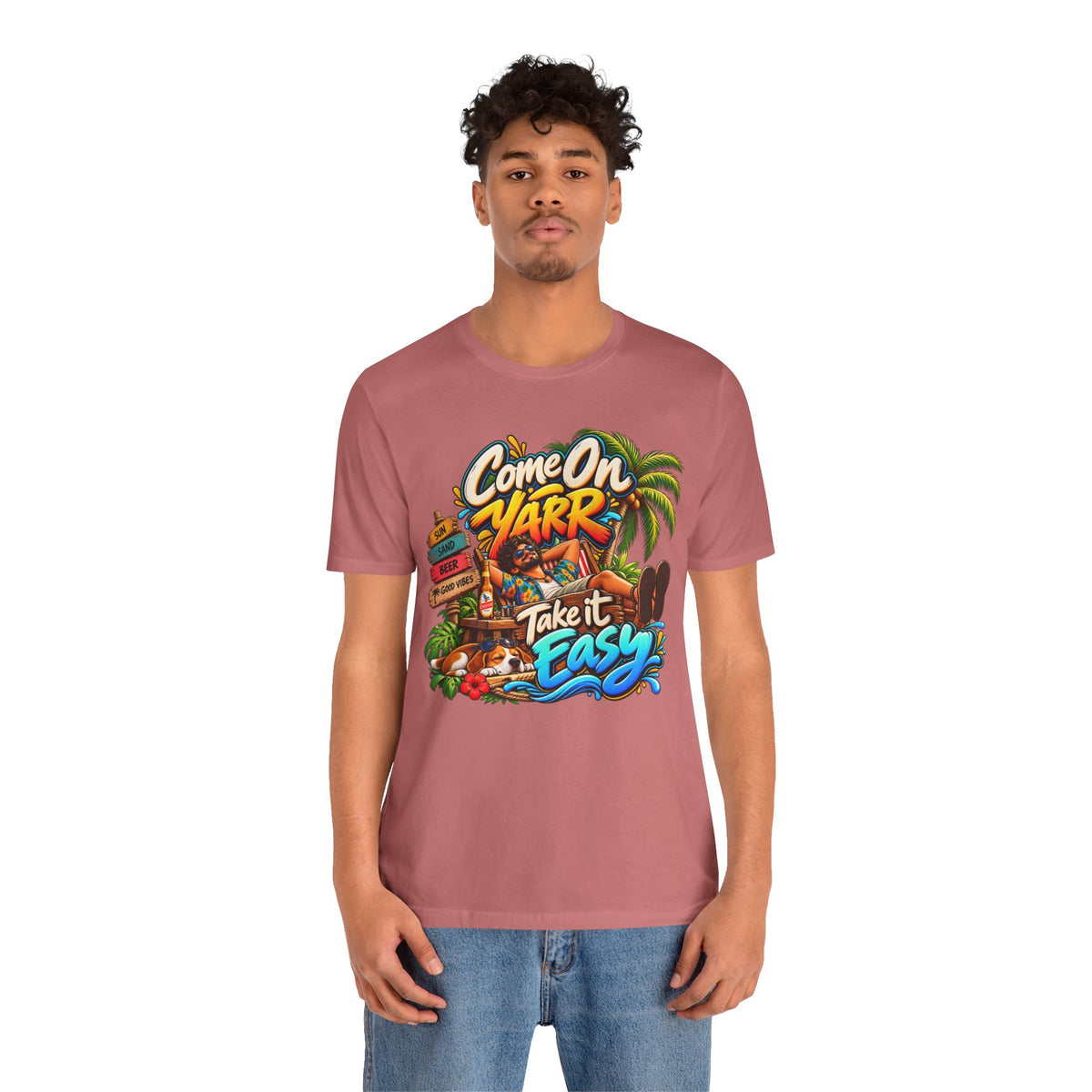 COME ON YARR / TAKE IT EASY Jersey T-Shirt