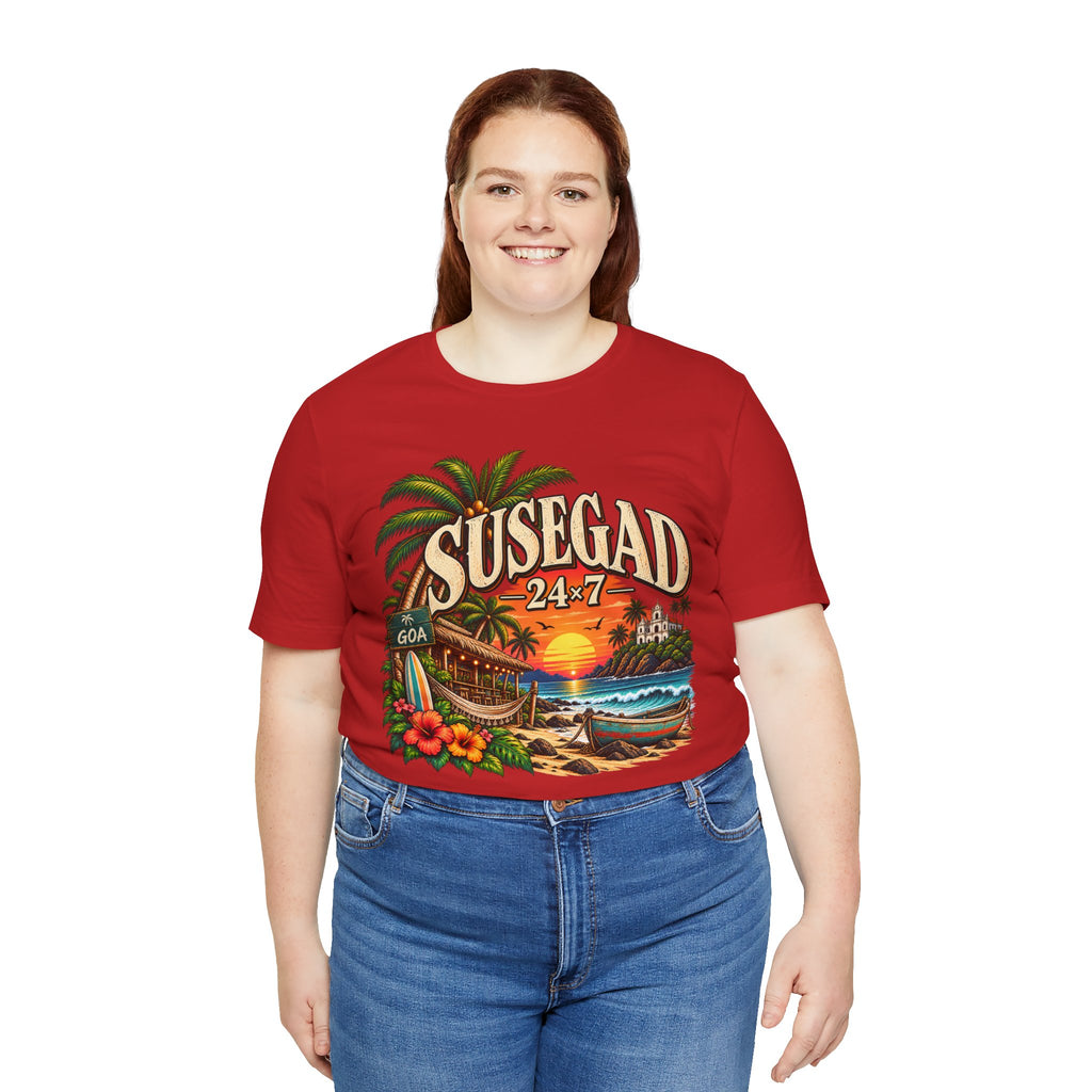 Susegad 24x7 Goa Sunset Jersey T-Shirt