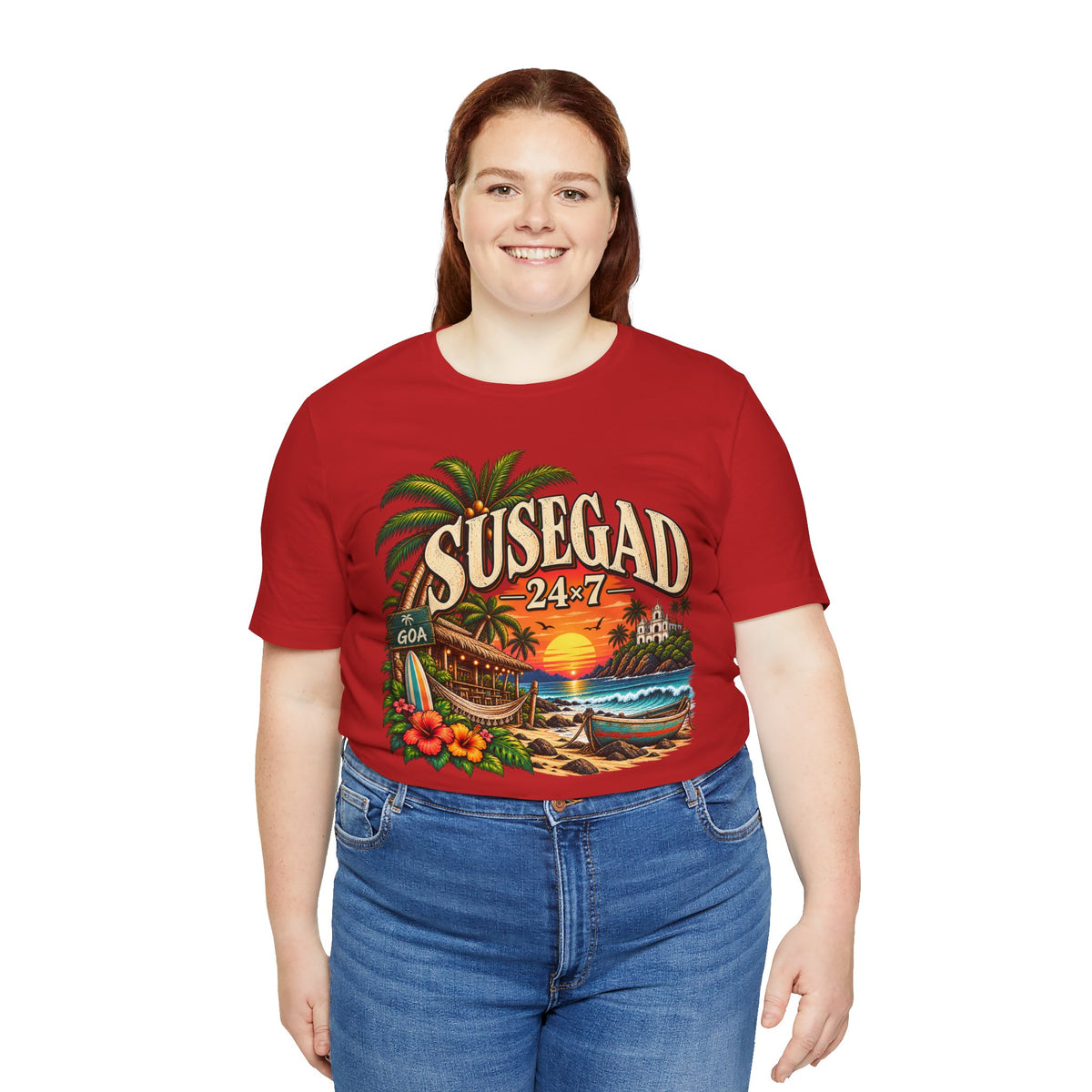 Susegad 24x7 Goa Sunset Jersey T-Shirt