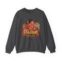 Phulkari-Inspired Floral Crewneck Sweatshirt | Punjabi Art