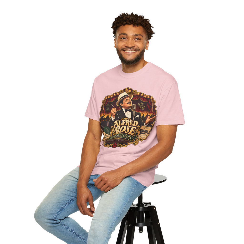 Alfred Rose Vintage Goan Music Graphic T-Shirt