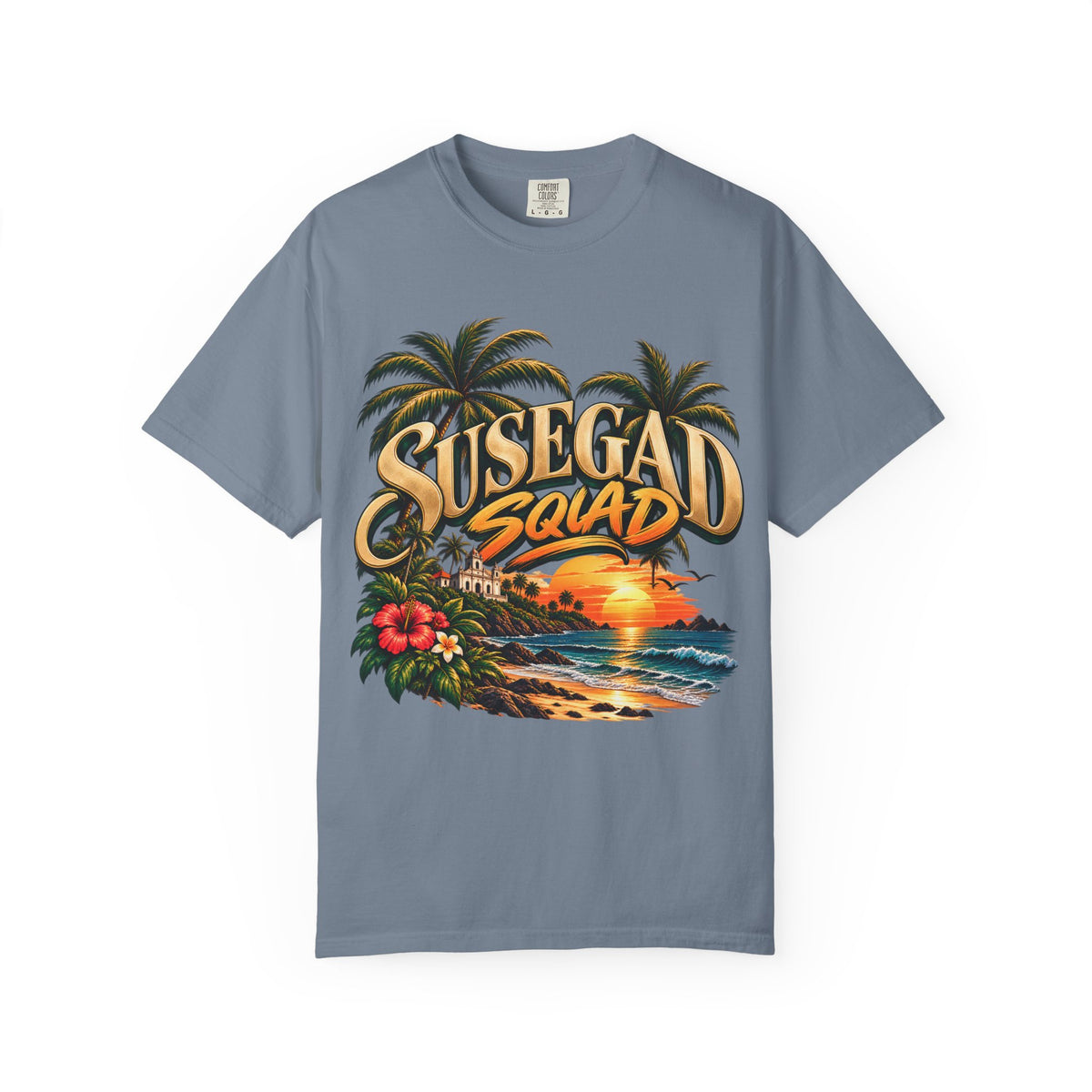 Susegad Squad Sunset Garment-Dyed T-Shirt