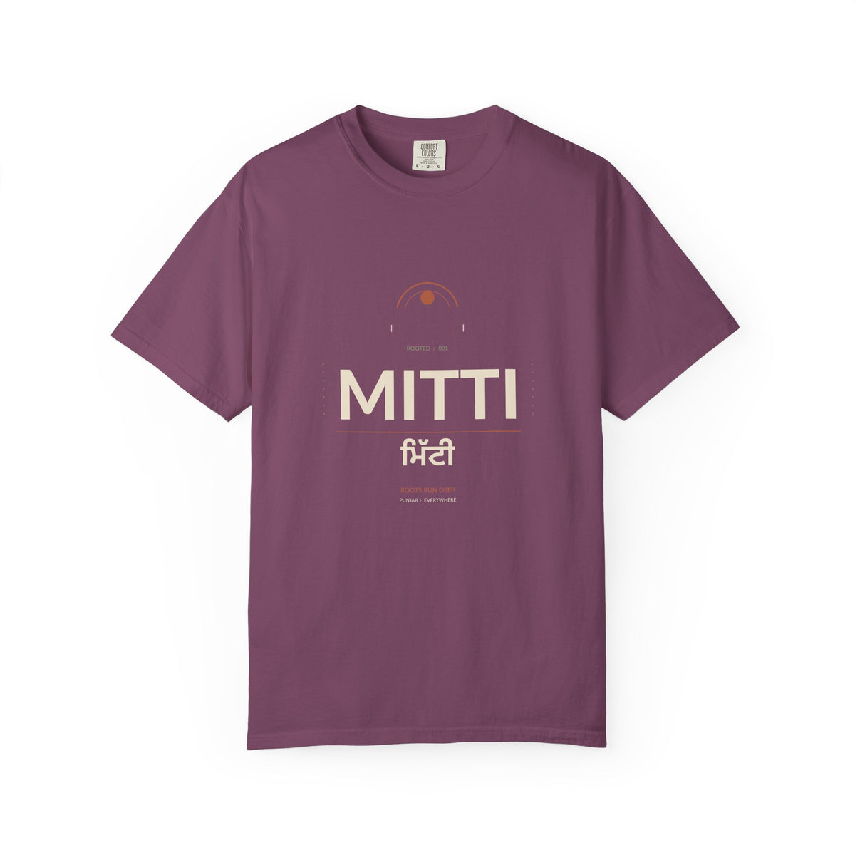 MITTI Punjabi Heritage T-Shirt | Garment-Dyed Graphic
