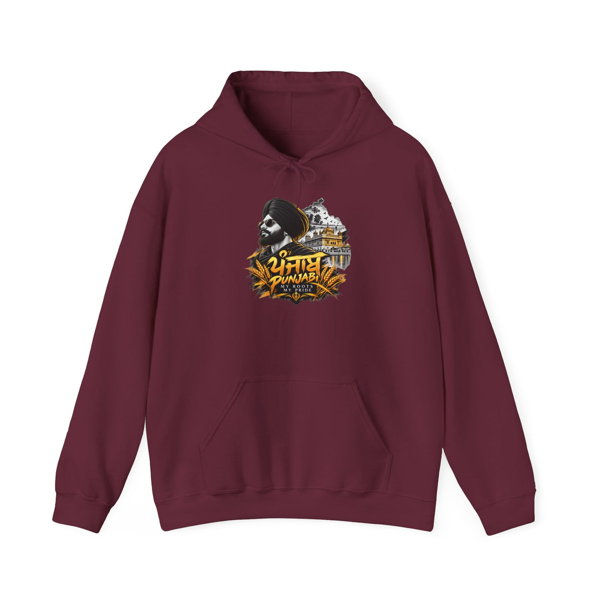 Punjabi Pride Hoodie – Golden Temple & Turban Graphic Sweatshirt — product image 6