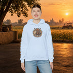 Bohemian Folk Art Drum Hoodie