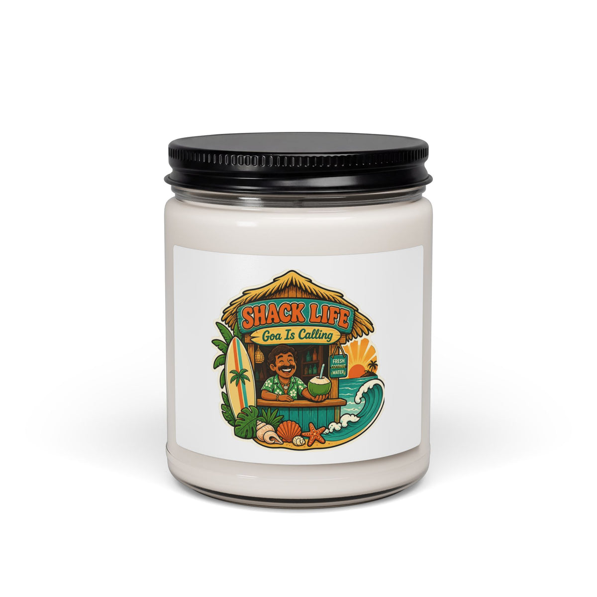 Shack Life "Goa Is Calling" Scented Soy Candle — 9oz Tropical Beach Vibe