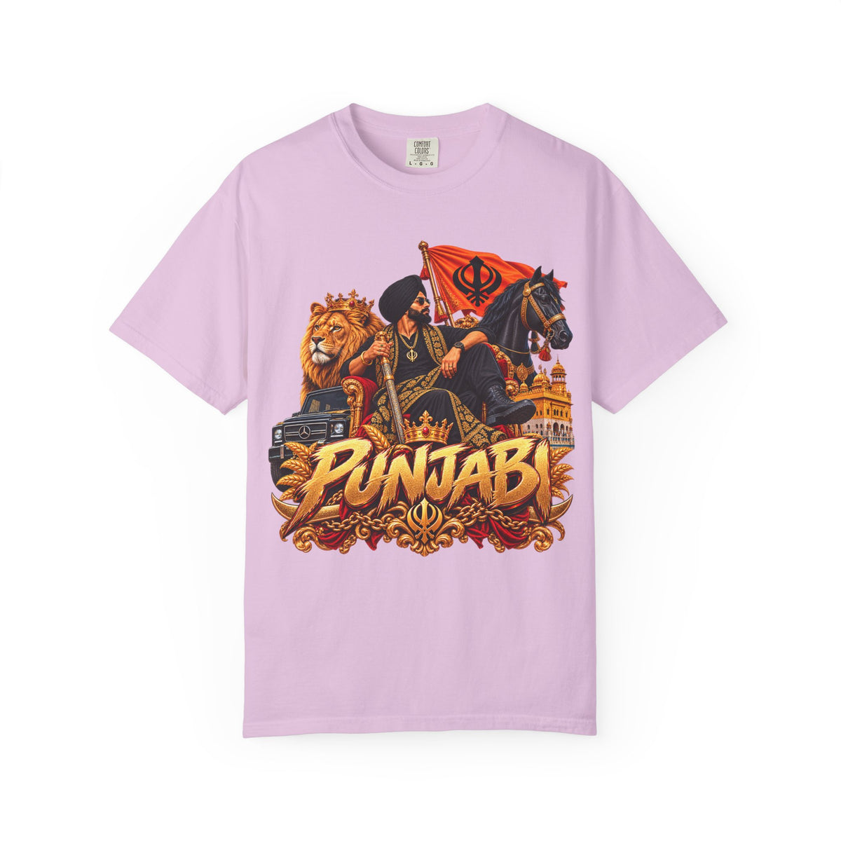 Punjabi Pride T-Shirt — Bold Nihang Warrior Design