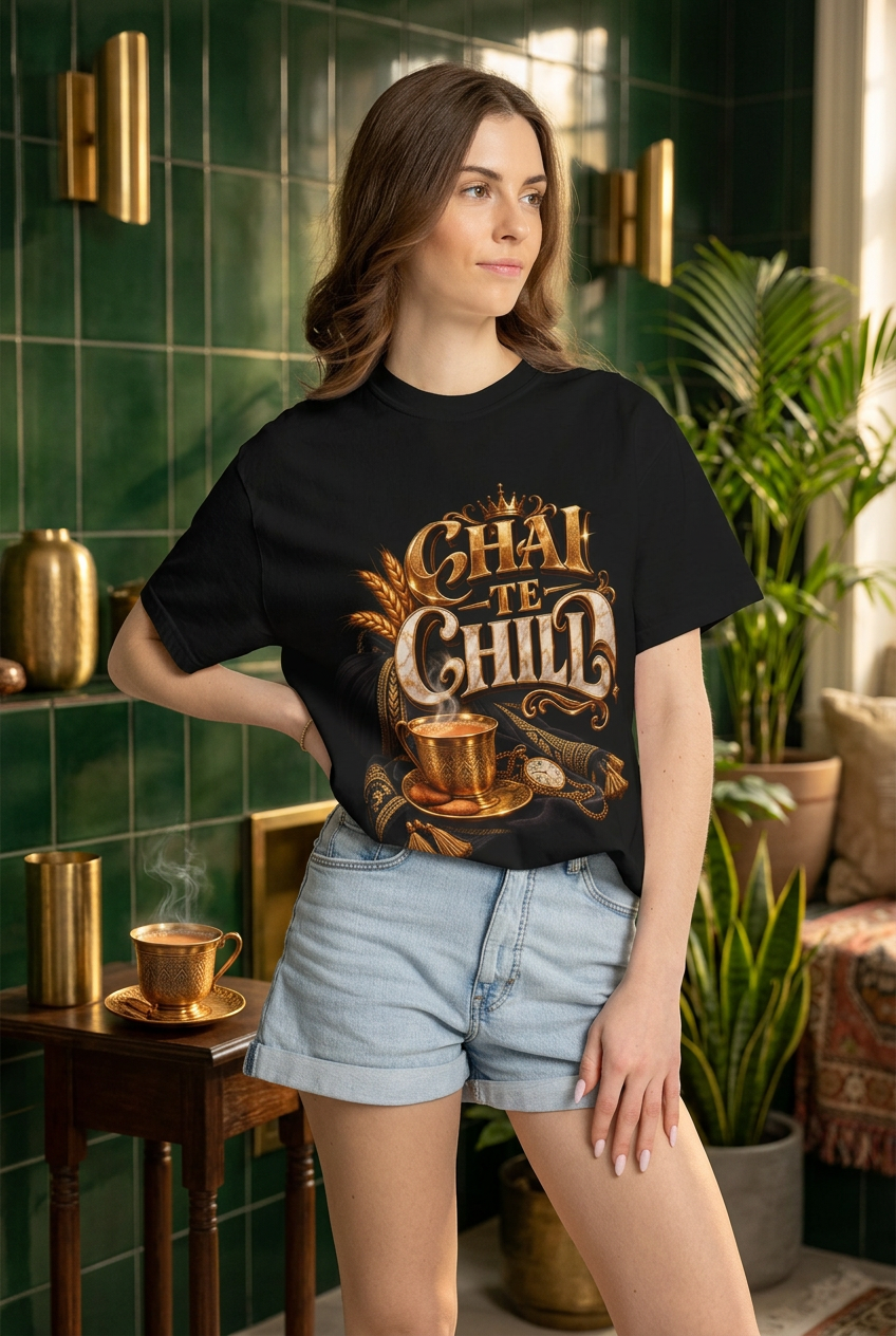 Chai Te Chai Vintage-Style Tea Lover T-Shirt