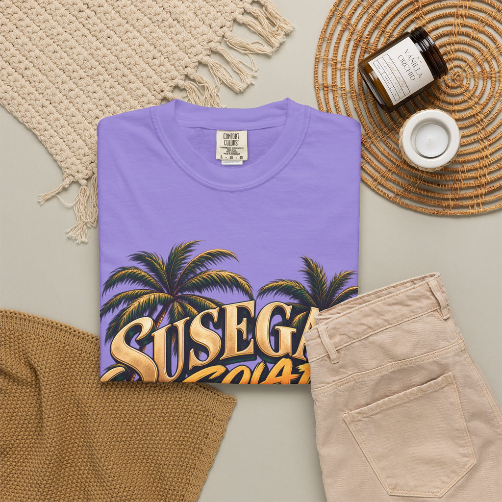 Susegad Squad Sunset Garment-Dyed T-Shirt