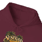 Susegad Squad Hoodie | Tropical Goan Sunset Graphic