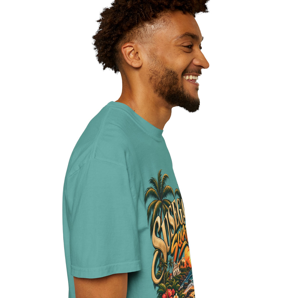 Susegad Squad Sunset Garment-Dyed T-Shirt