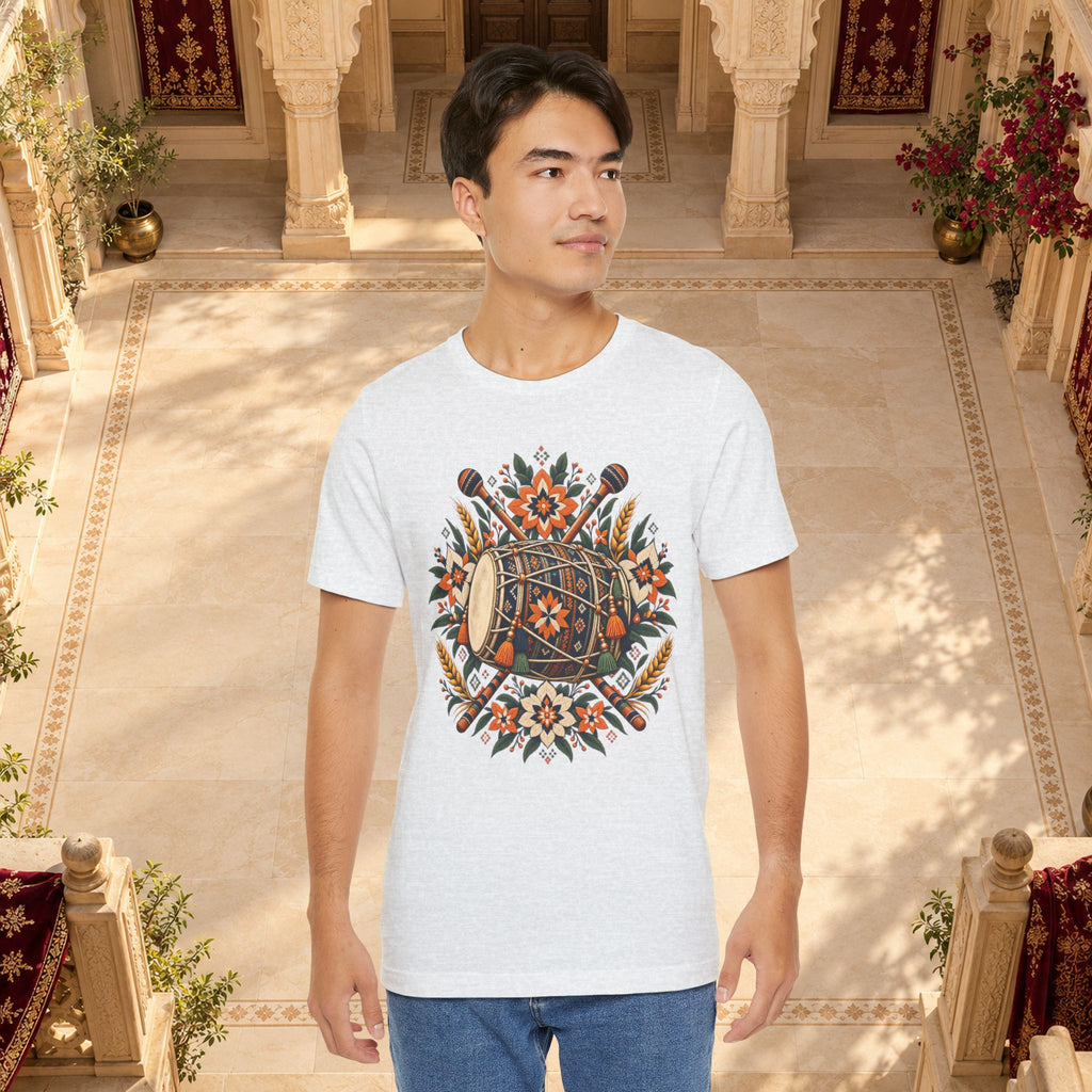 Boho Folk Drum Mandala T-Shirt