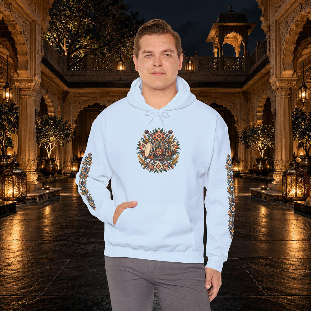 Bohemian Folk Art Drum Hoodie