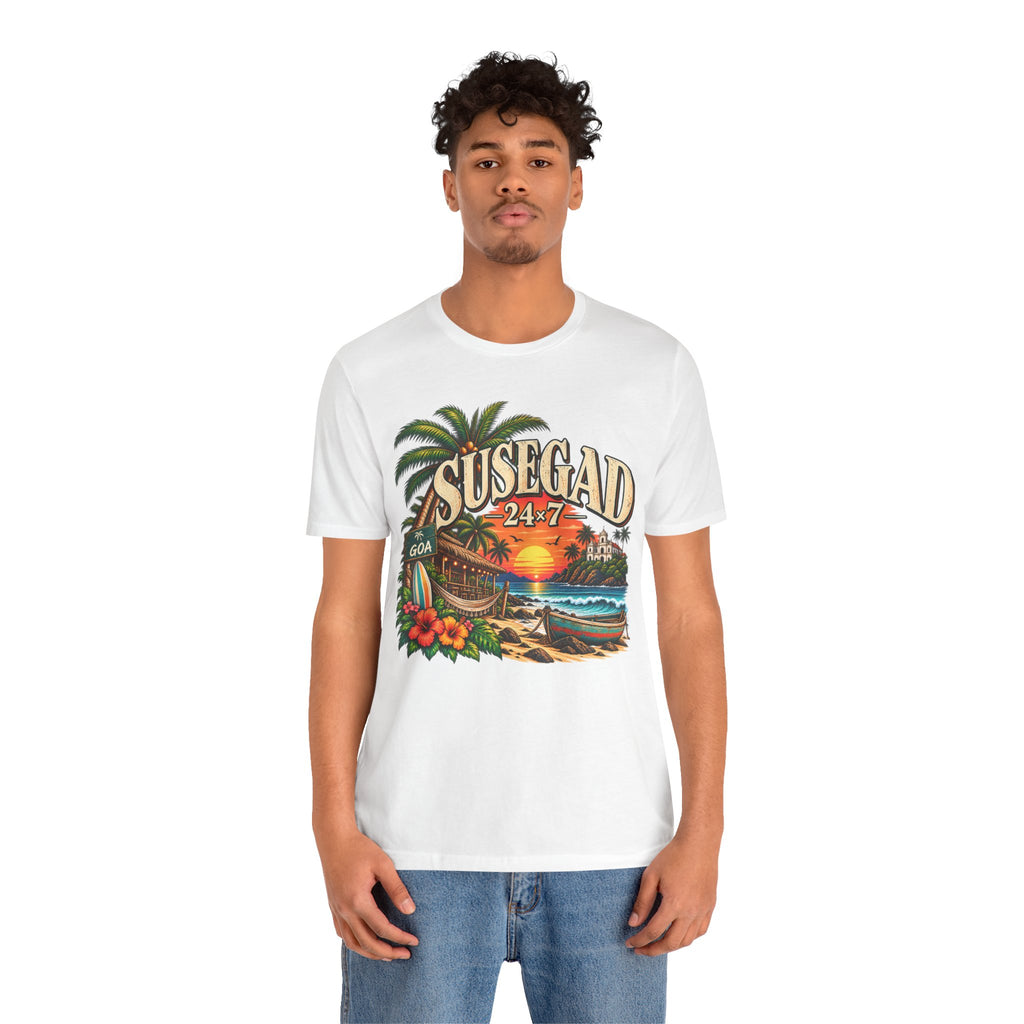 Susegad 24x7 Goa Sunset Jersey T-Shirt