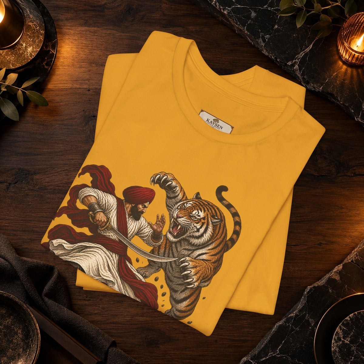 Nidar Viking Tiger Graphic T-Shirt