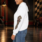 NIDAR Tiger and Bear Graphic Hoodie