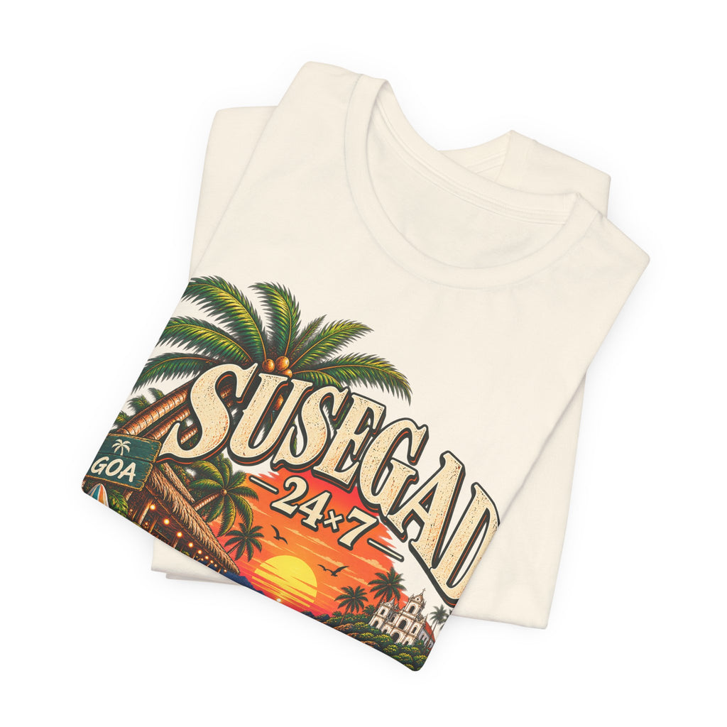 Susegad 24x7 Goa Sunset Jersey T-Shirt