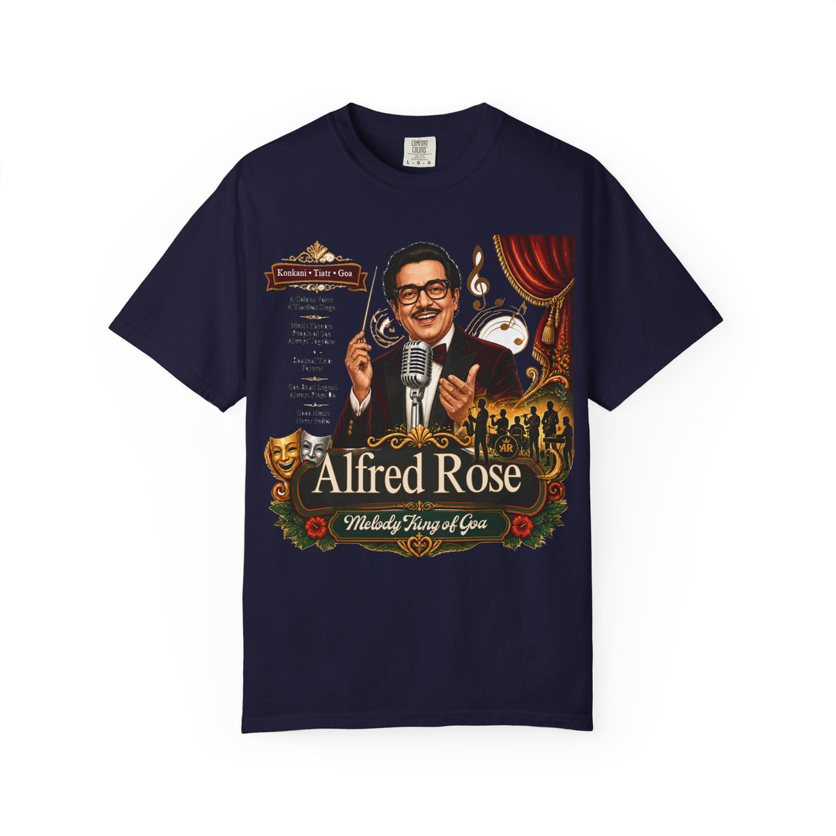 Alfred Rose Garment-Dyed T-Shirt | Vintage Music