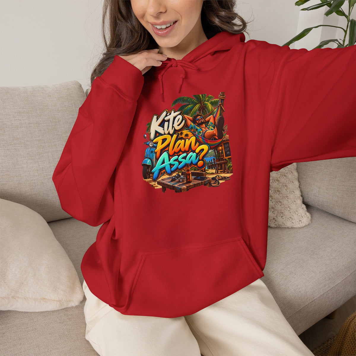 Kite Plan Assa? | Goan Heritage Heavy Blend Hoodie — Hammock Edition