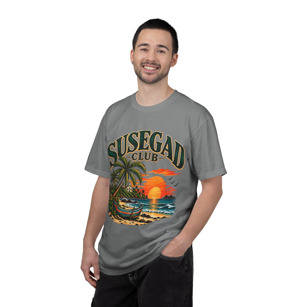 Susegad Club Sunset Beach Garment-Dyed T-Shirt