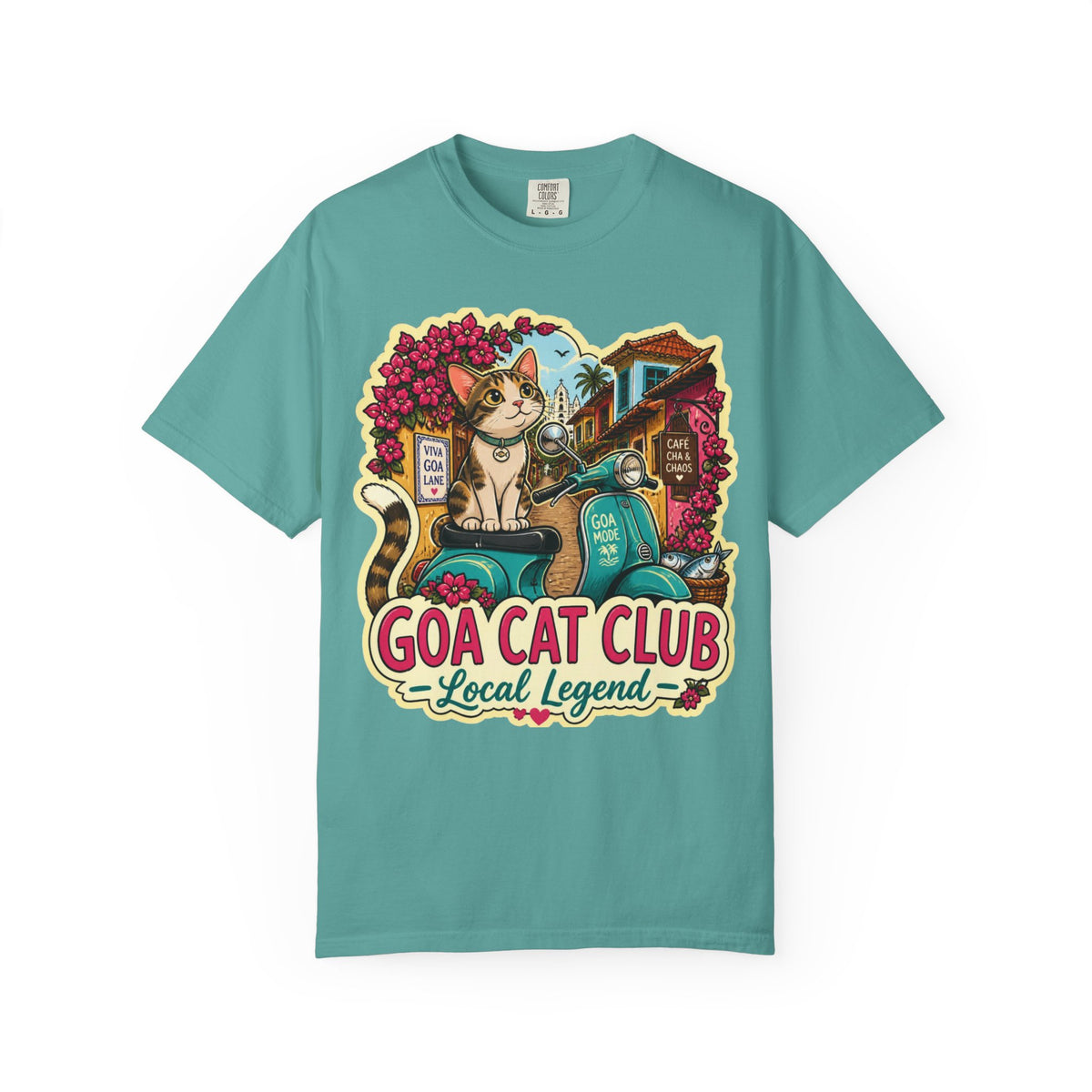 A Mambo, Tokler Marlo Bamboo! Goan Heritage Garment-Dyed T-Shirt
