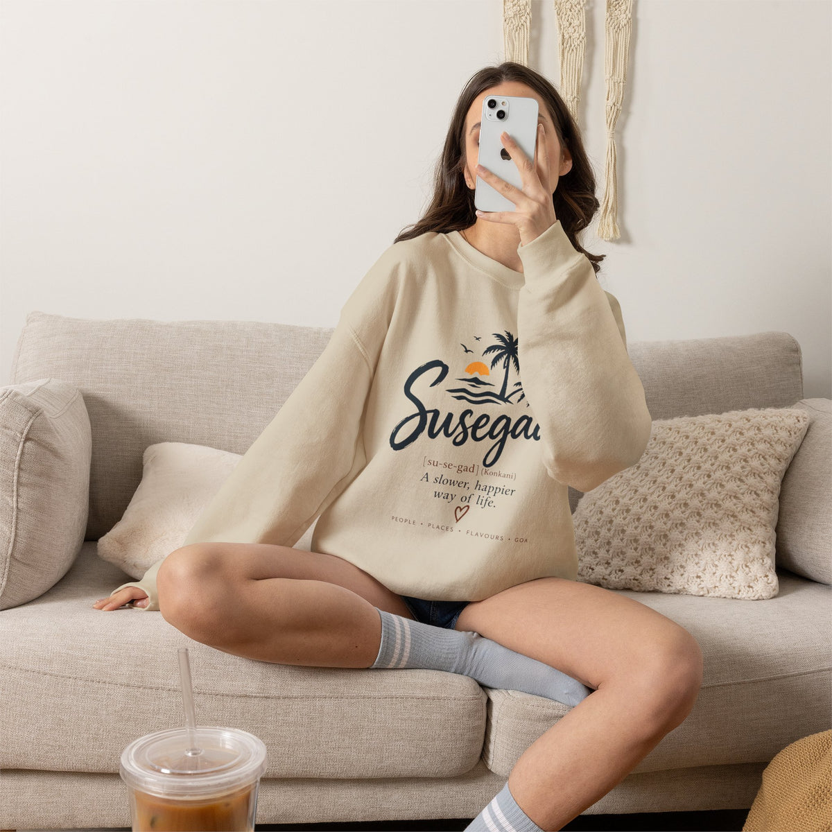 Susegad Sunrise Sweatshirt | Goan Heritage