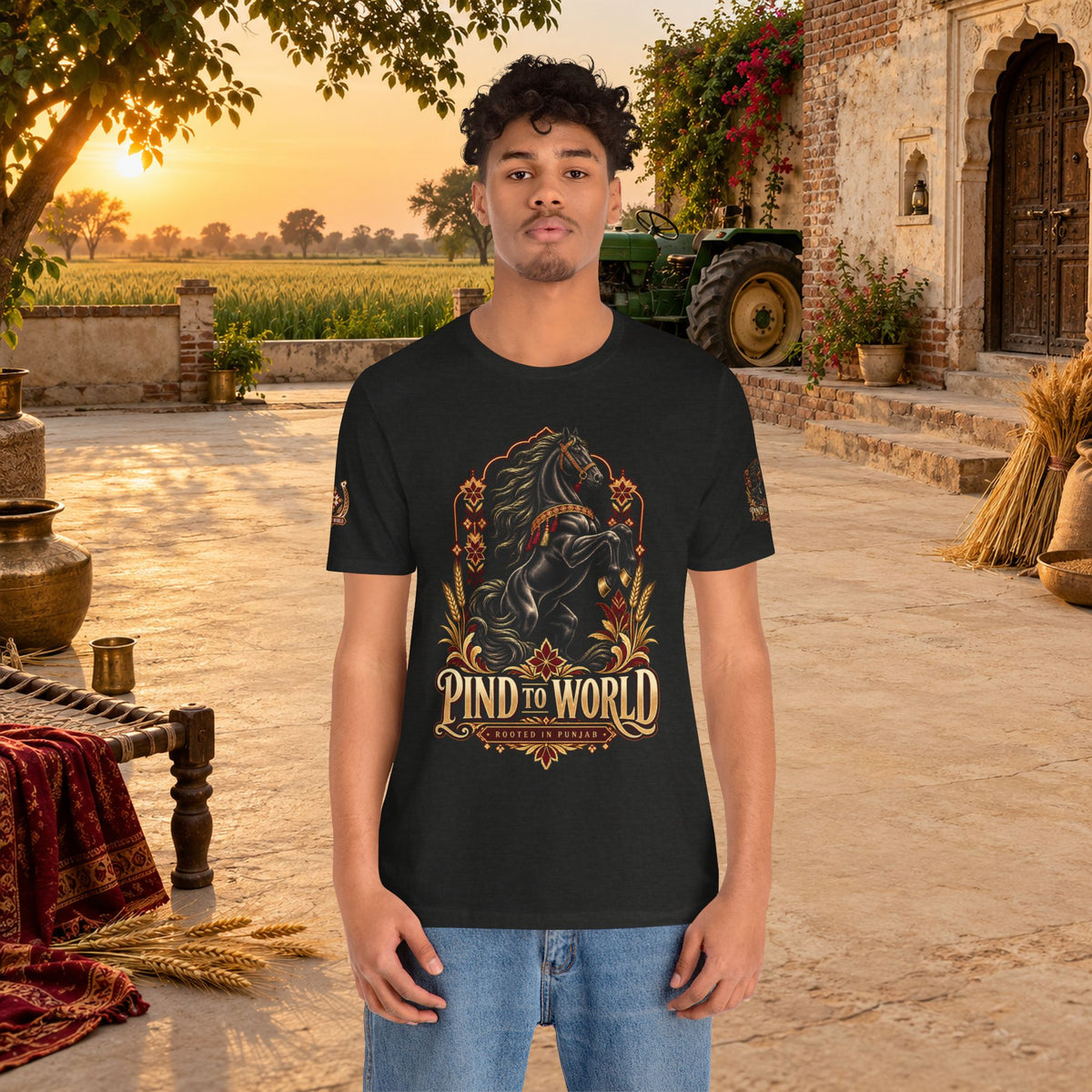 Pind to World Horse Graphic Tee