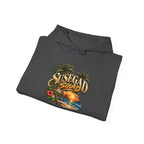 Susegad Squad Hoodie | Tropical Goan Sunset Graphic