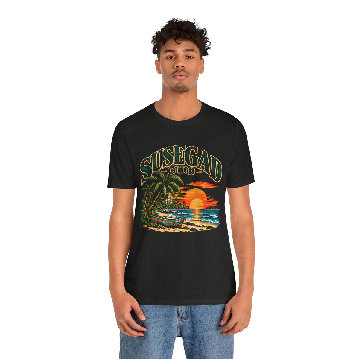 Susegad Club Sunset Beach Jersey T-Shirt