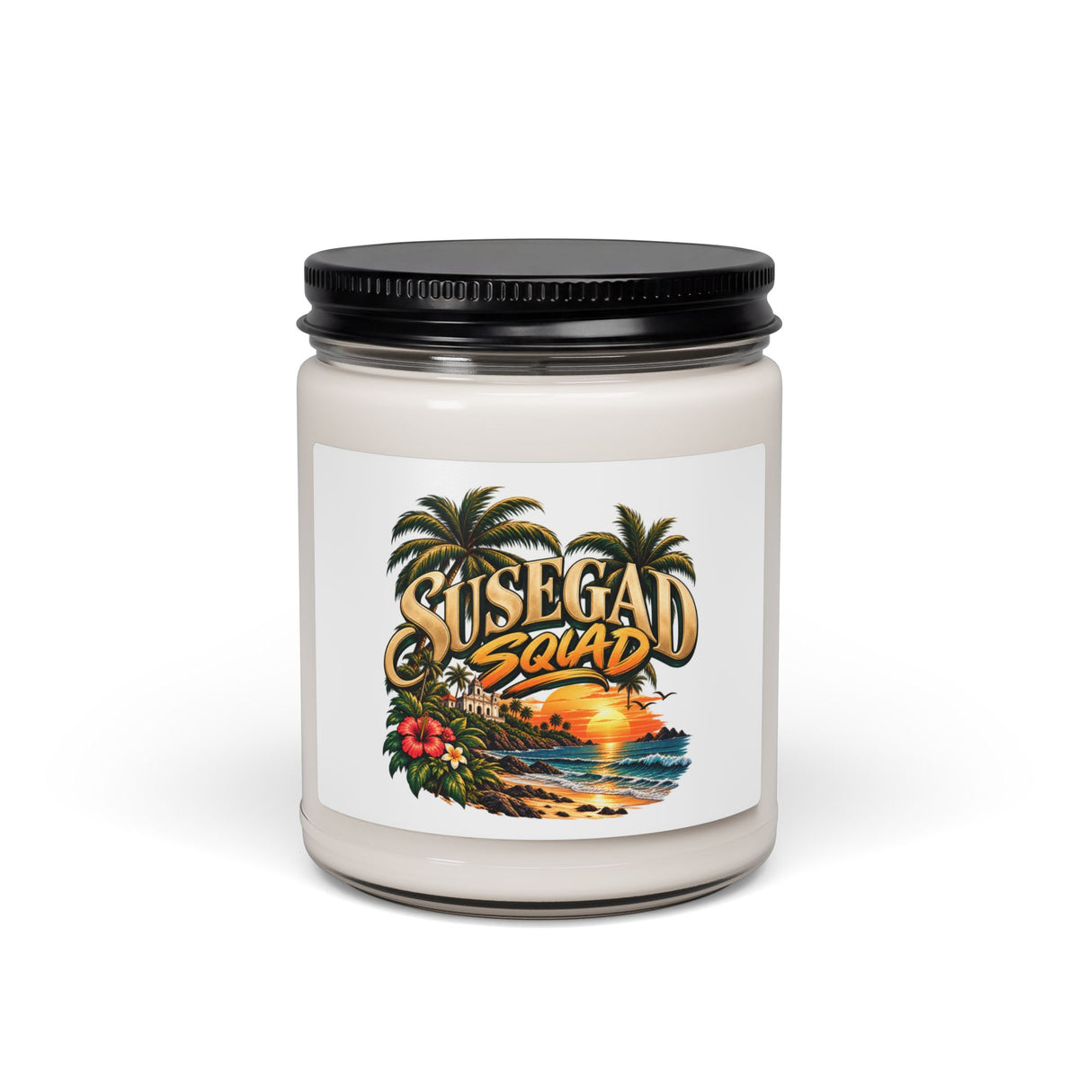 Susegad Squad Tropical Sunset Scented Soy Candle, 9oz — product image 6