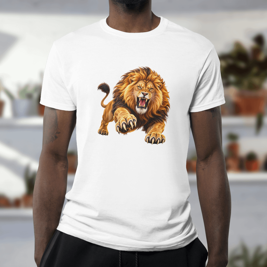 KAVSEN main hero — Roaring Lion T-shirt — front
